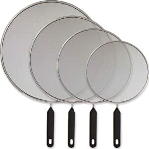 Durable Stainless Steel Mesh Strainers Set - 4 Sizes for Versatile Kitchen Use